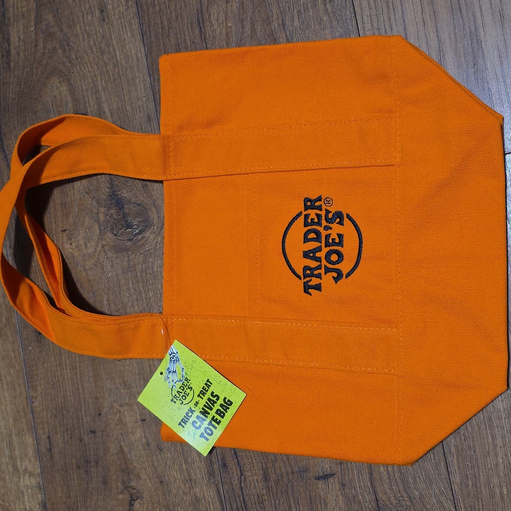 Trader Joe's Orange Mini Tote Bag